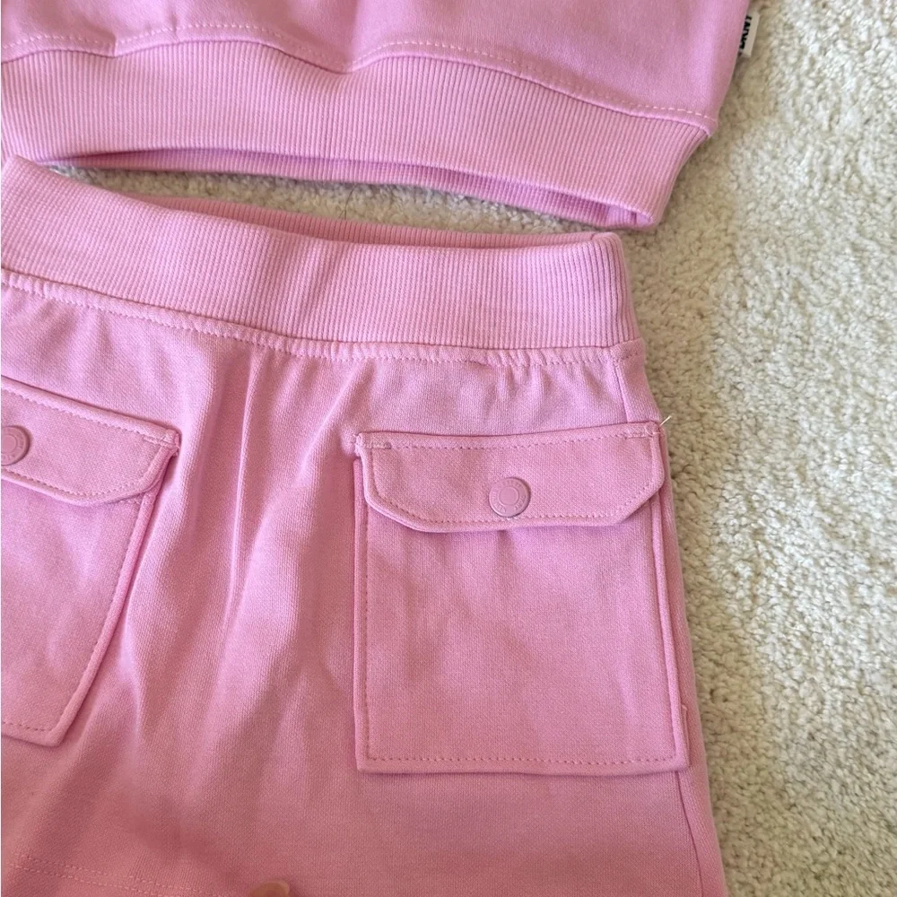 Dkny Pink Two-Piece Pocket Pajama Set